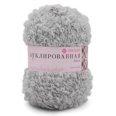 Пехорка Буклированная (перламутр 276) 30% мохер 20% шерсть 50% акрил 200 гр/220 м
