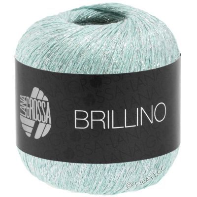 Lana Grossa BRILLINO 011  83% вискоза, 17% полиэстер металик, 25г/ 200м